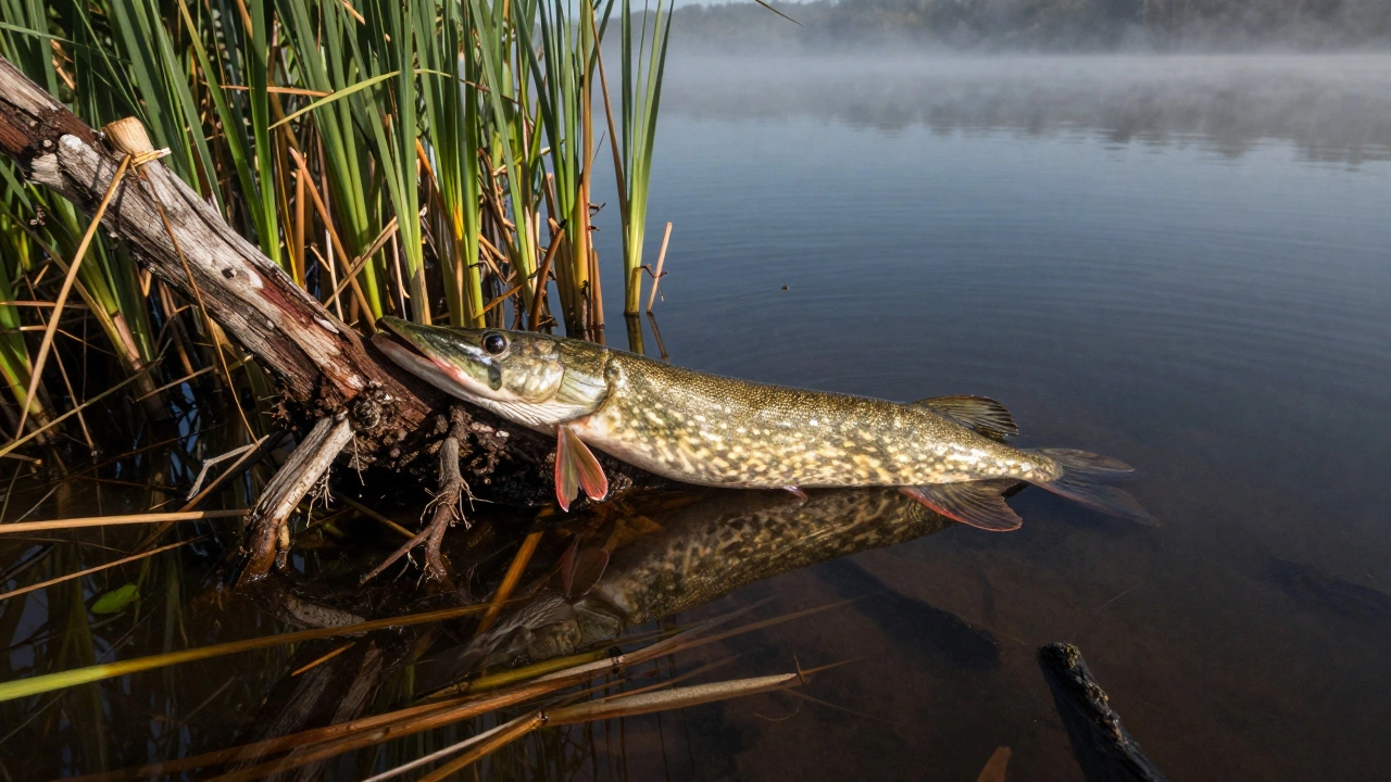 Как понять, где стоит щука: практические признаки и места для ловли
