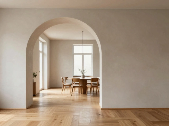 Какие архитектурные элементы используются в внутреннем декоре?