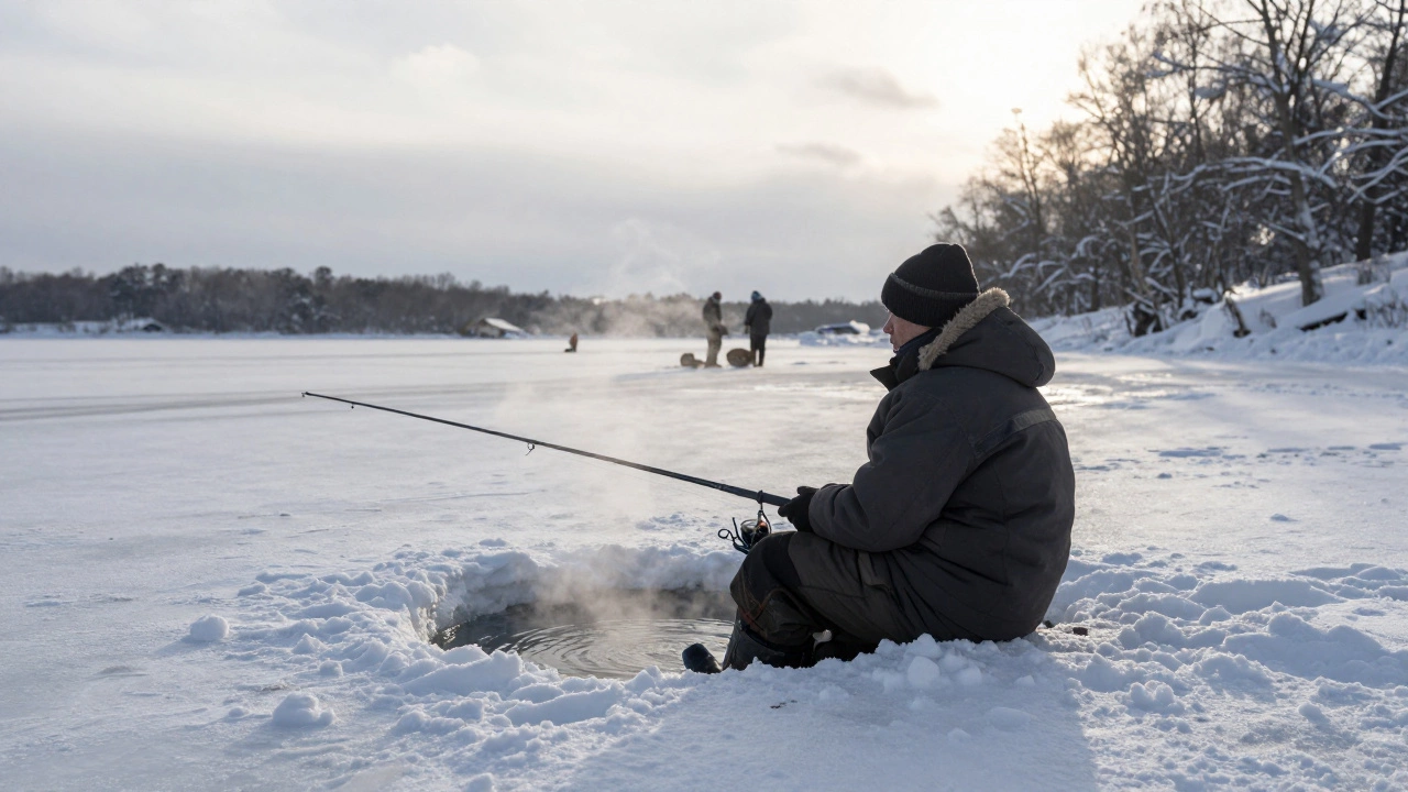 Какая погода лучше для зимней рыбалки: идеальные условия для улова