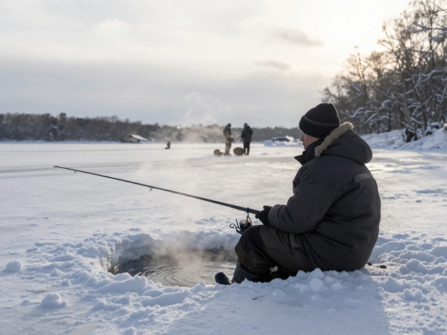 Какая погода лучше для зимней рыбалки: идеальные условия для улова