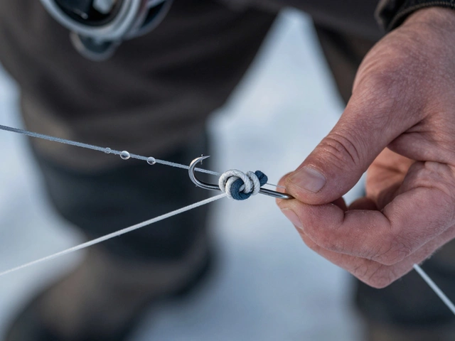Какие узлы используются для вязки петель в рыболовстве