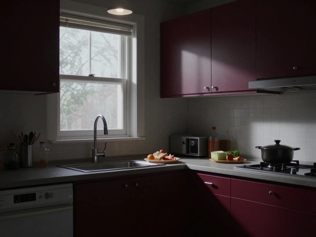 Какие четыре цвета никогда не следует красить на кухне?