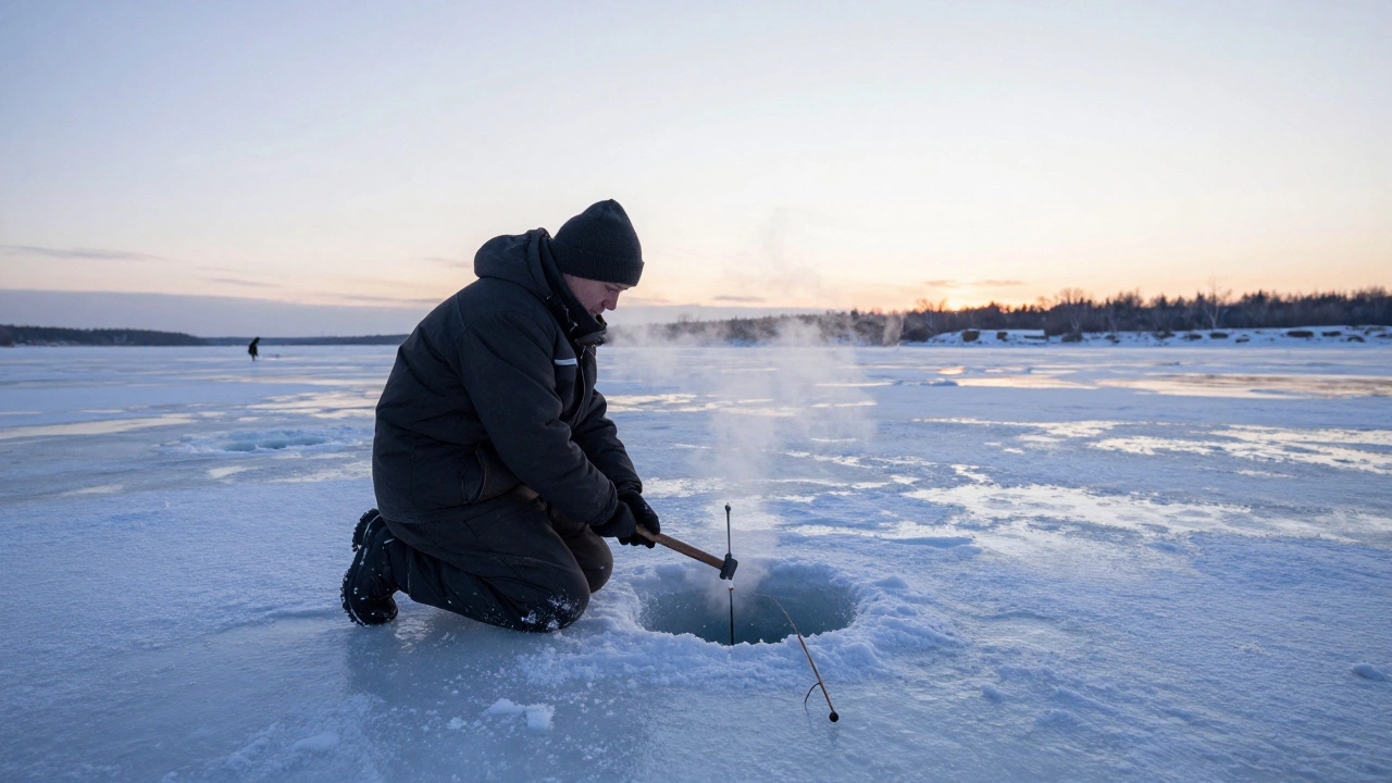 Какая зимняя рыбалка лучше: ледяные дыры, блесна или жерлицы?