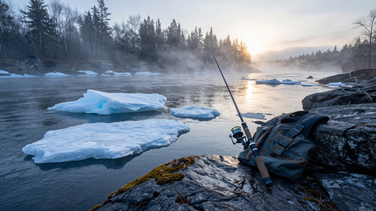 Полный набор для рыбалки в Сибири: от спиннинга до ящика