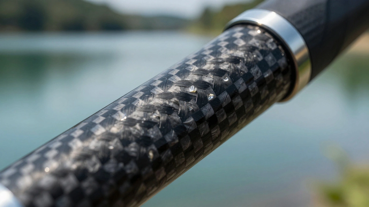 Современная графитовая спиннинговая снасть с безынерционной катушкой