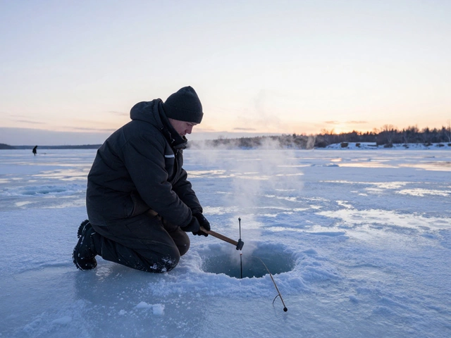 Какая зимняя рыбалка лучше: ледяные дыры, блесна или жерлицы?