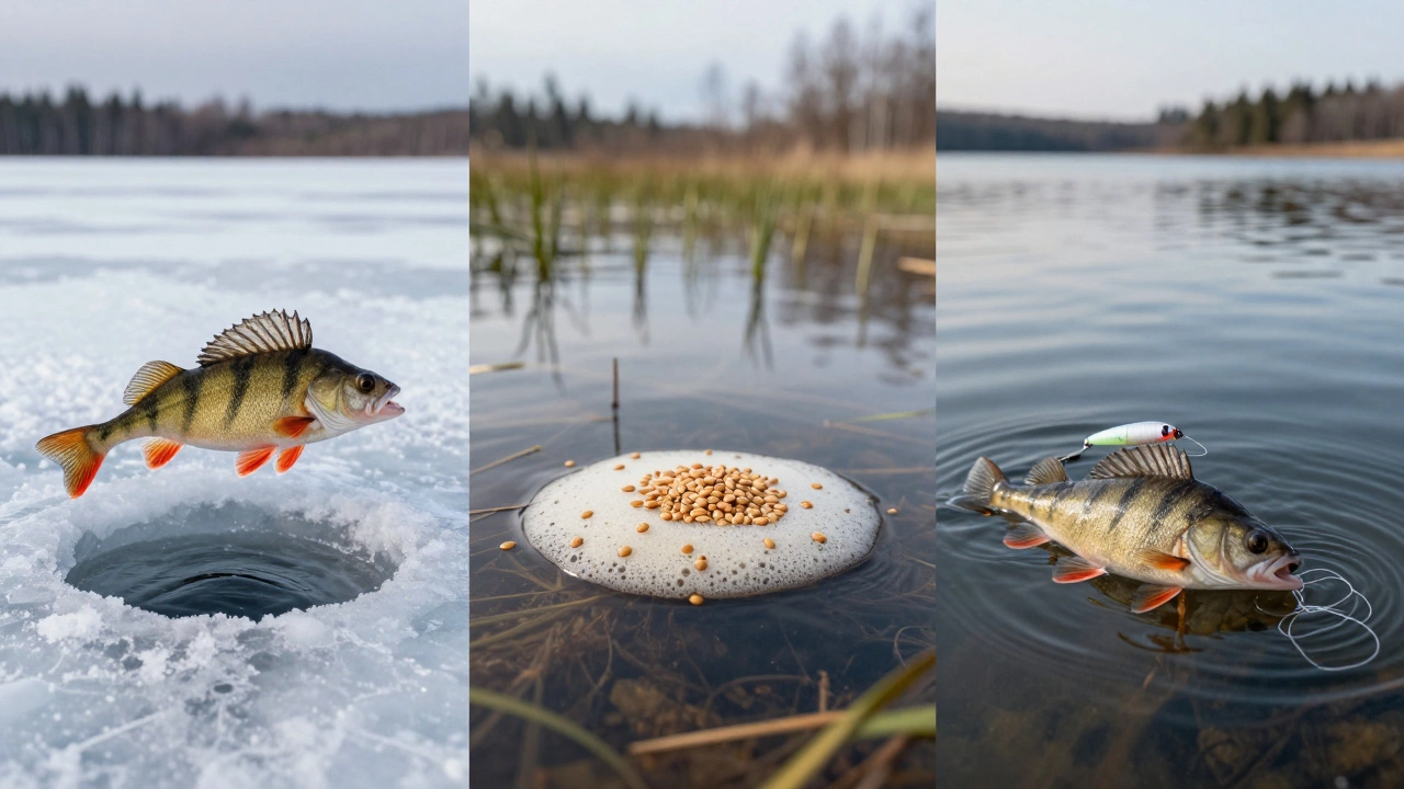 Три метода ловли без наживки: зимой на мормышку, весной на пенопласт, летом на виброхвост.