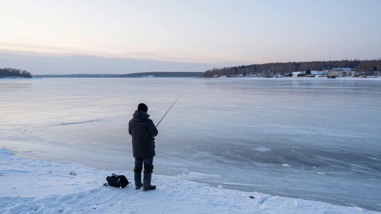 Безопасная толщина льда для зимней рыбалки: когда можно выходить на воду