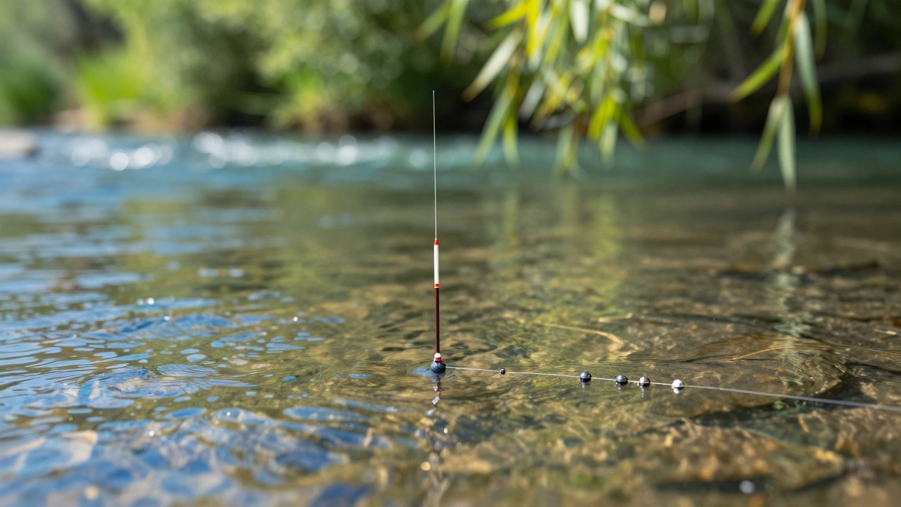 Чувствительный поплавок и оснастка для ловли леща в тихой заводи