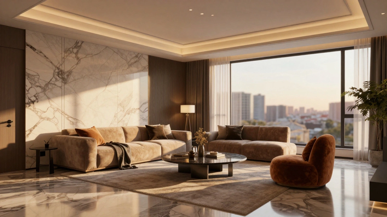 Фотореалистичная 3d визуализация интерьера гостиной