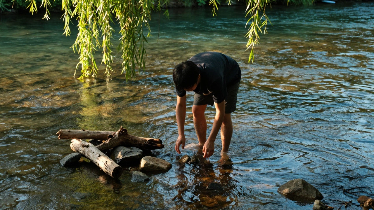 Как поймать рыбу руками: рабочие техники и секреты ночников